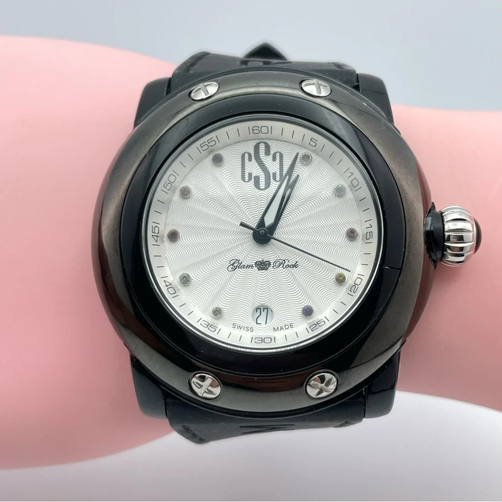 Glam Rock Miami Beach Swiss Made Watch – Brand New Battery and Ready to be Worn
